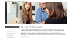 Desktop Screenshot of privatinsolvenz-beantragen.de